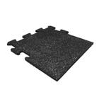 Rubber puzzel tegel - 50 x 50 cm – zwart SBR / grijs EPDM -, Verzenden, Nieuw