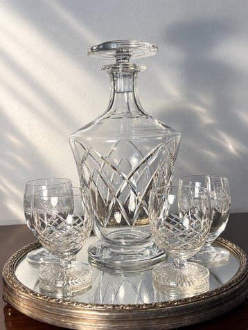 Cristal dArgental / Saint Louis - Drinkset (5) - Kristal