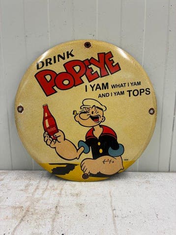Standard Gasoline - Popeye – “Drink Popeye” – Vintage stijl