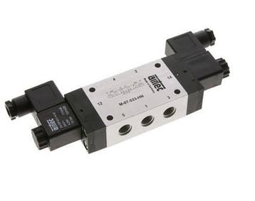5/3 G1/4  Middenuitlaat Magneetventiel 12V DC, Verzenden, Nieuw