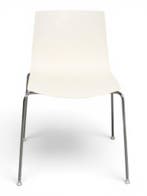 Arper Catifa 46 vergaderstoel, wit, Huis en Inrichting, Stoelen, Ophalen of Verzenden, Gebruikt, Wit