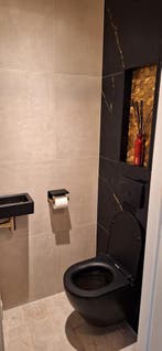 Hoogglans Vloertegels Zwart Marmerlook 60x120 Goud Wandtegel, Doe-het-zelf en Verbouw, Tegels, 60 cm of meer, Nieuw, Ophalen of Verzenden