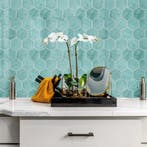 Zelfklevende Mozaïek Tegel - Afimera Baltic Blue Hexagon -, Ophalen of Verzenden, Nieuw