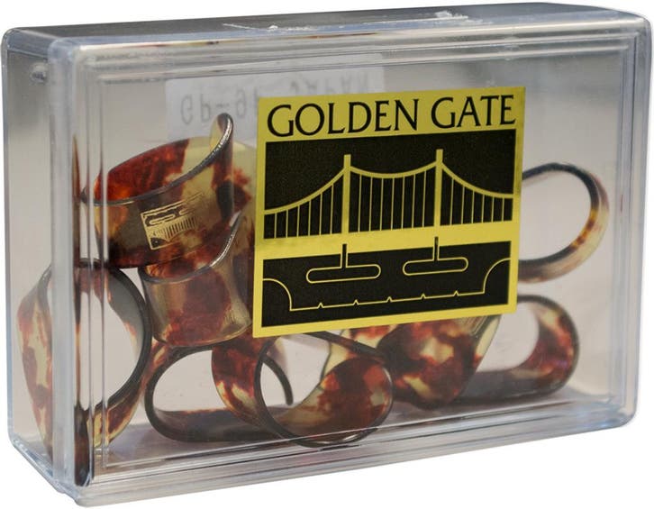 Golden Gate GP-9 Tortoise Duimplectrum Large 12-pack, Muziek en Instrumenten, Instrumenten | Toebehoren, Akoestische gitaar, Nieuw