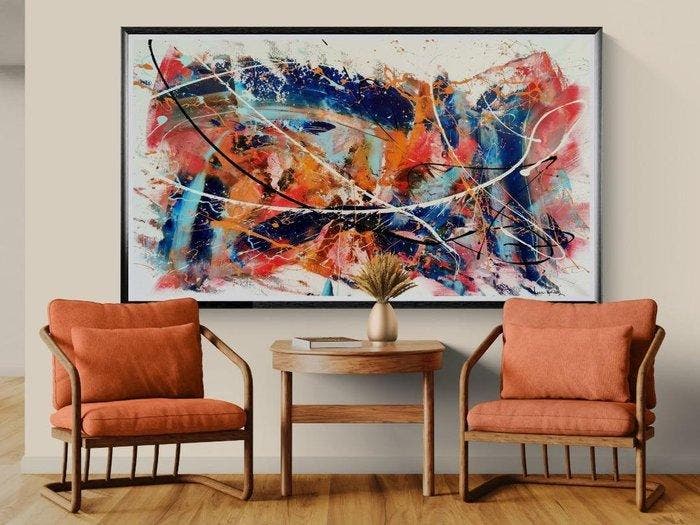 Luc Mora - Blue eyes - XXL, Antiek en Kunst, Kunst | Designobjecten