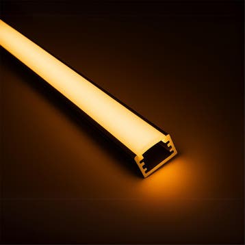 Velvalux Aluminium Profiel Zwart voor Trapverlichting LED, Ophalen of Verzenden, Nieuw, Overige fittingen