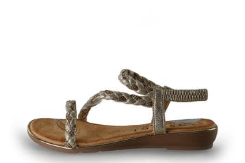 DSTRCT Sandalen in maat 37 Goud, Overige kleuren, Verzenden, DSTRCT, Sandalen of Muiltjes