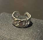 No-Fade Zilver-Stijl Vergulde Brede Ketting Ring, IJzer of Staal, Nieuw, Ophalen of Verzenden, Dame of Heer