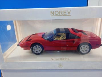 Norev 1:18 - Modelauto - Ferrari 308 GTS, Hobby en Vrije tijd, Nieuw