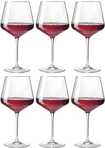 Leonardo PUCCINI Burgundy wijnglas Groot - set/6, Nieuw