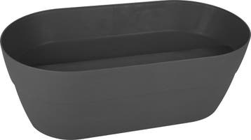 Balkon Plantenbak Antraciet 19,5 Ltr 55x29x20,6cm Kunstof, Ophalen of Verzenden, Nieuw