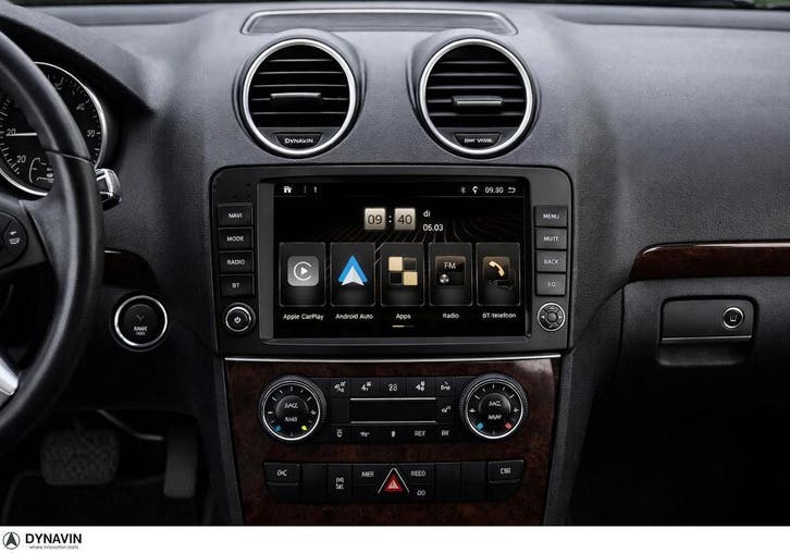 Radio navigatie mercedes ML carkit android 15 apple carplay, Auto diversen, Autoradio's, Nieuw, Ophalen of Verzenden