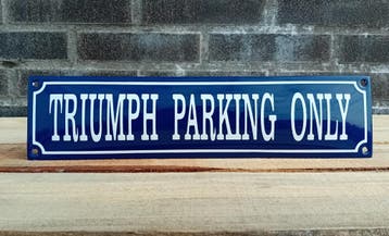 Triumph parking only, Verzenden, Nieuw