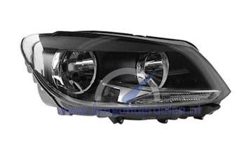 Koplamp Rechts H7+H15 Met Elekt.Motor Geschikt Voor Caddy..., Ophalen of Verzenden, Nieuw, Volkswagen