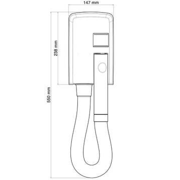 Valera Hotello Shaver 1200W wandhaardroger - wit, Verzenden, Nieuw in verpakking