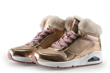 Skechers Hoge sneakers Meisjes in maat 34 Goud, Verzenden, Jongen of Meisje, Schoenen, Skechers