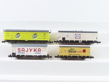 Roco N - 25342/25286/25931/25934 - Modeltrein goederenwagon, Hobby en Vrije tijd, Nieuw
