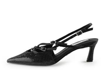 Steve Madden Slingbacks in maat 39 Zwart, Verzenden, Zwart, Steve Madden, Zo goed als nieuw
