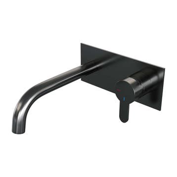 Brauer Gunmetal Edition Inbouw Wastafelmengkraan met Gebogen, Ophalen of Verzenden, Nieuw