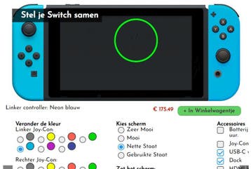 Kies je eigen kleur! Nintendo Switch Spelcomputer, Spelcomputers en Games, Spelcomputers | Nintendo Switch, Ophalen of Verzenden