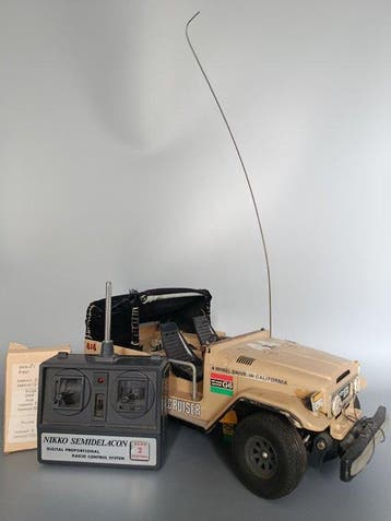 Vintage Nikko Toyota Land Cruiser RC Auto – Seltenes Modell