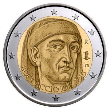 Italië 2 Euro Boccaccio 2013, Postzegels en Munten, Verzenden