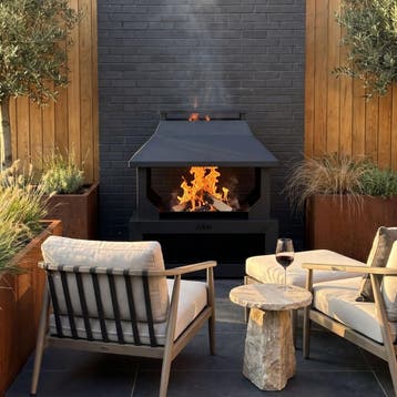 ASH Woodfire buitenhaard zwart, Verzenden, Nieuw