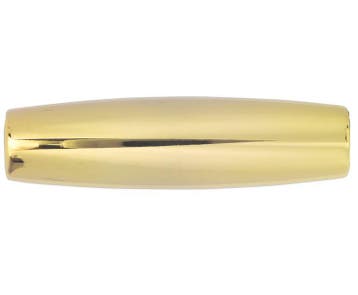 Inzetstuk messing ongelakt 75mm tbv deurklink Ton, Verzenden, Nieuw