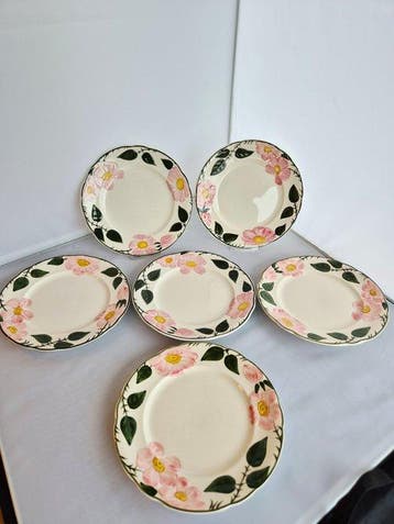 Villeroy & Boch - Bord (6) - Wild-Rose, Wildrose - Porselein