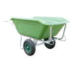 Fort volume kruiwagen 350 liter met 2 wielen, GROEN, Ophalen of Verzenden