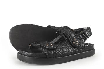 Sacha Sandalen in maat 40 Zwart, Verzenden, Zwart, Sandalen of Muiltjes, Zo goed als nieuw