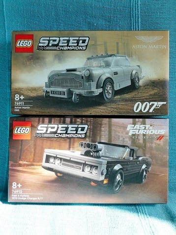 Lego Set - Speed Champions - Aston Martin DB5; 1970 Dodge, Nieuw