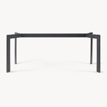 Tafelonderstel Verg tafelpoot stalen frame 180x70x72 cm zwar, Huis en Inrichting, Verzenden, Nieuw