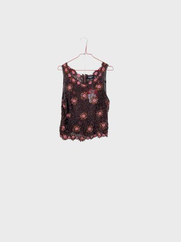 Nostalgia Blouse Dames maat M Bruin Vintage, Ophalen of Verzenden, Nieuw