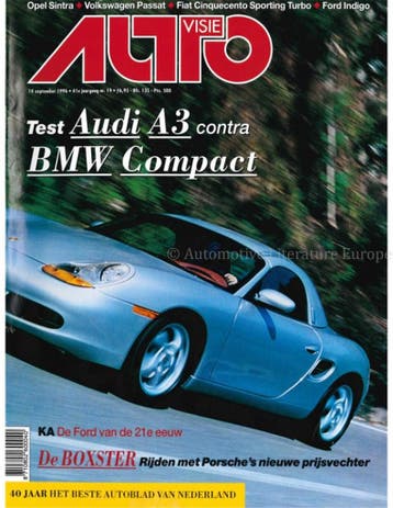1996 AUTOVISIE MAGAZINE 19 NEDERLANDS, Nieuw, Author