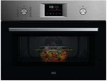 AEG OO5NK4W0M - CombiCook heteluchtoven met magnetron - 41L, Verzenden, Zo goed als nieuw