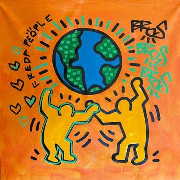 Freda People - Super Rare Haring XL, Antiek en Kunst