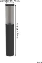 EGLO Salle Sokkellamp - Staande lamp Buiten - E27 - 46.5 cm, Verzenden, Nieuw