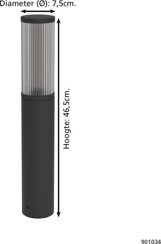 EGLO Salle Sokkellamp - Staande lamp Buiten - E27 - 46.5 cm, Huis en Inrichting, Lampen | Losse lampen, Nieuw, Verzenden