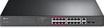 TP-Link TL-SL1218MP - Netwerk Switch - Unmanaged - 16, Verzenden, Nieuw
