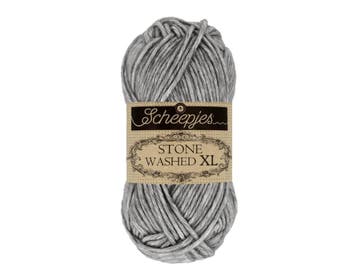 Scheepjes Stone Washed XL - 842 Smokey Quartz 50gr, Ophalen of Verzenden, Nieuw, Breien of Haken, Wol of Garen