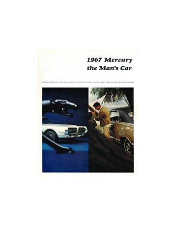 1967 MERCURY PROGRAMMA BROCHURE ENGELS (USA), Nieuw, Author
