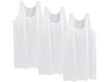 3 stuks onderhemd - SQOTTON® - King size - wit - 4XL/5XL, Verzenden