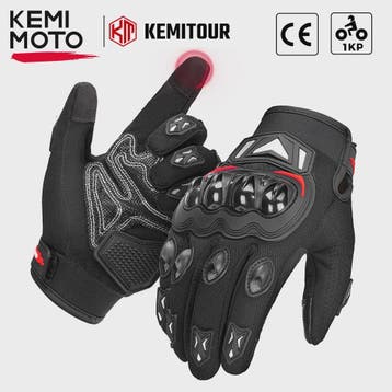 KEMIMOTO Zomer Motorhandschoenen met CE Knokkelbescherming e, Motoren, Verzenden, Nieuw met kaartje