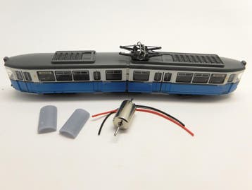 Micromotor NA066 Arnold Hornby Duewag GT6 Tram, Straßenbahn, Hobby en Vrije tijd, Modeltreinen | N-Spoor, Overige merken, Gelijkstroom