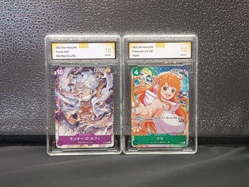 One Piece - 2 Card - One Piece - Monkey D. luffy and Nami, Nieuw