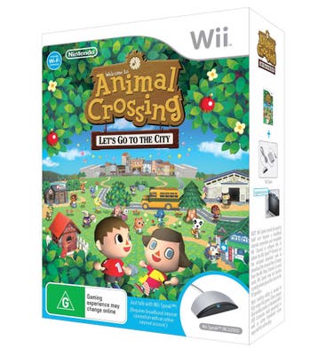 Animal Crossing: Lets Go to the City - Wii Speak Bundle (In, Spelcomputers en Games, Games | Nintendo Wii, Verzenden, Zo goed als nieuw