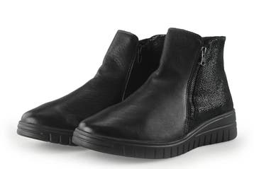 Sens Enkellaarzen in maat 44 Zwart, Kleding | Heren, Schoenen, Zwart, Overige typen, Zo goed als nieuw, Verzenden