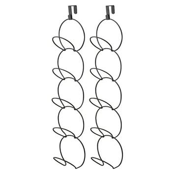 Hoedenrek - 10 stuks - Zwart - Pettenrek - Opberger voor, Verzenden, Nieuw