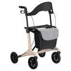 MultiMotion Carbon rollator met softwielen - Maat L - Beige, Diversen, Rollators, Ophalen of Verzenden, Nieuw